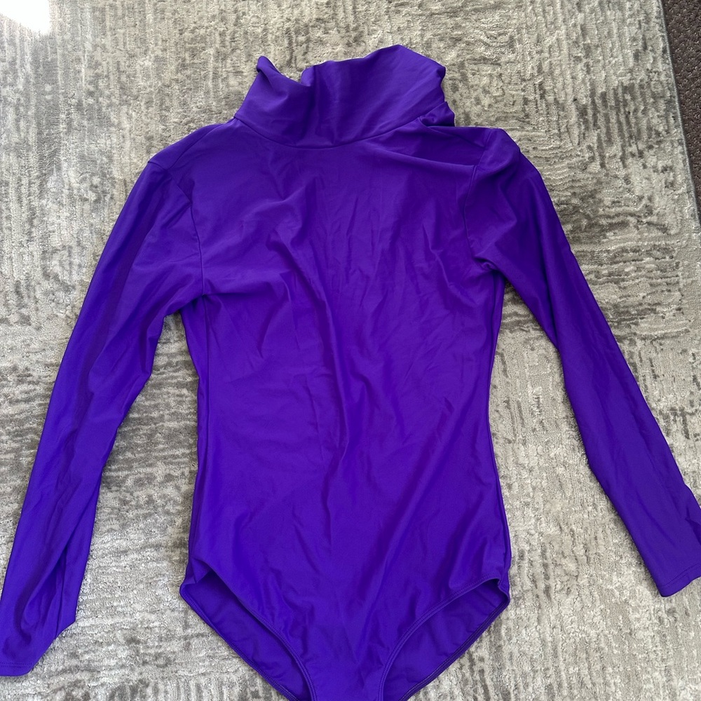 Purple Long Sleeve Bodysuit
